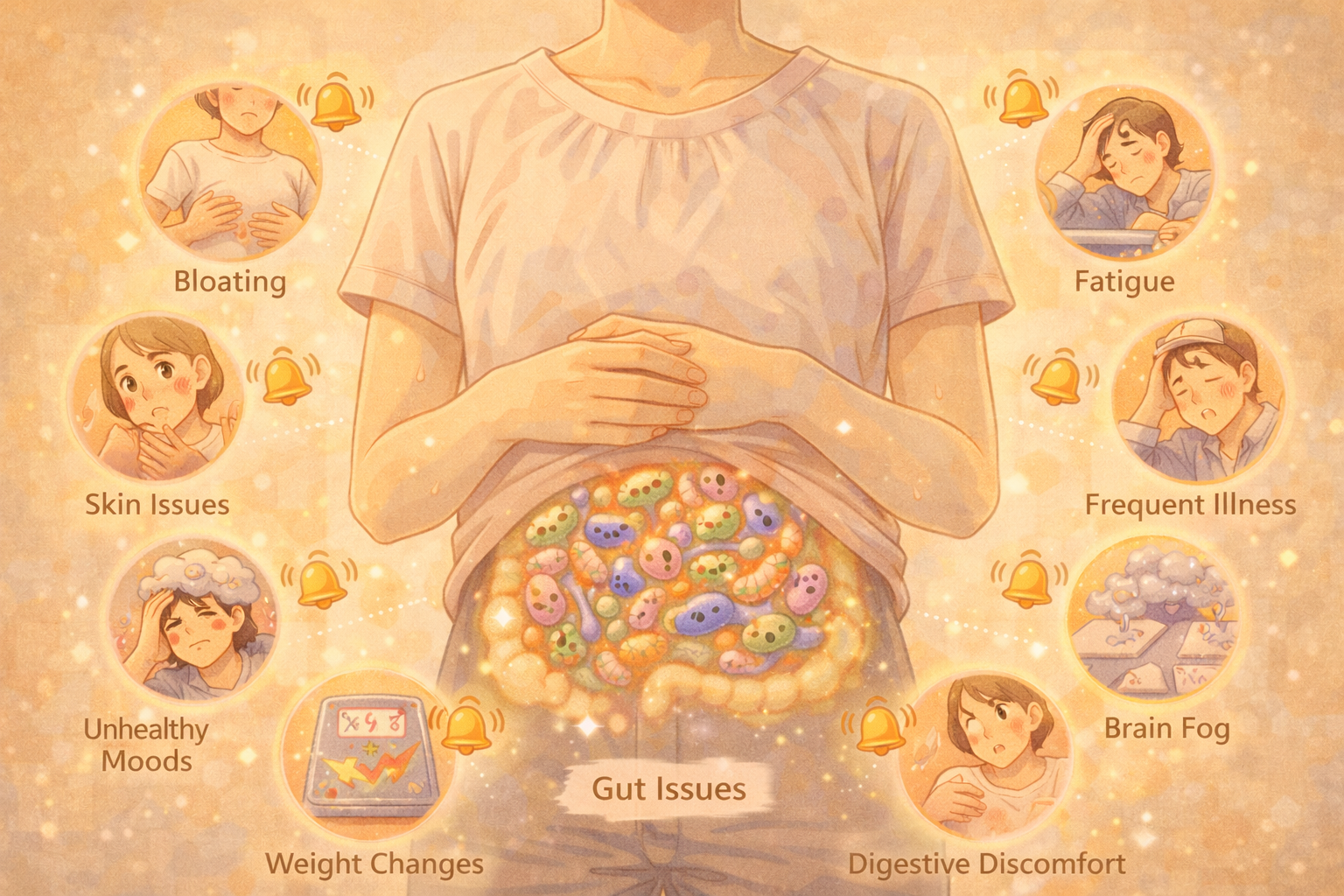 【肚風脹氣】食飽就肚脹、放屁多？原來係腸道細菌失衡！